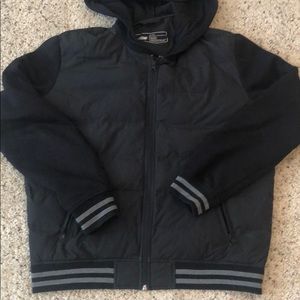 American eagle full zip med letterman type jacket